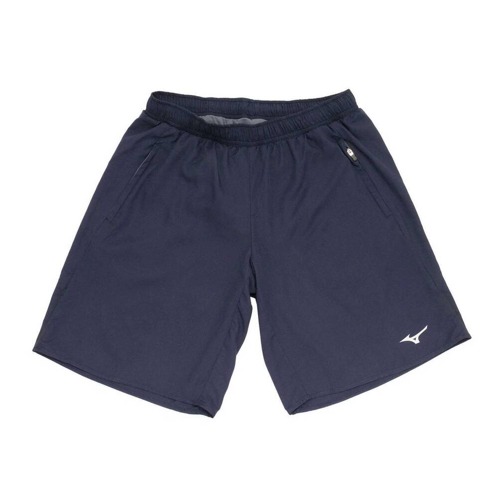 NEW MIZUNO men's geo 8.5 inch shorts in blue
